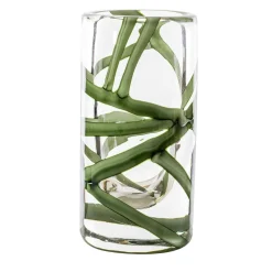 Vaso Cilindro XL in vetro di Murano verde mela di Peter Marino