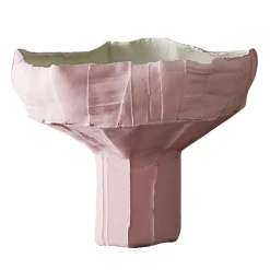 Vaso Ciotola Anemone D8/Bimba in Ceramica Rosa