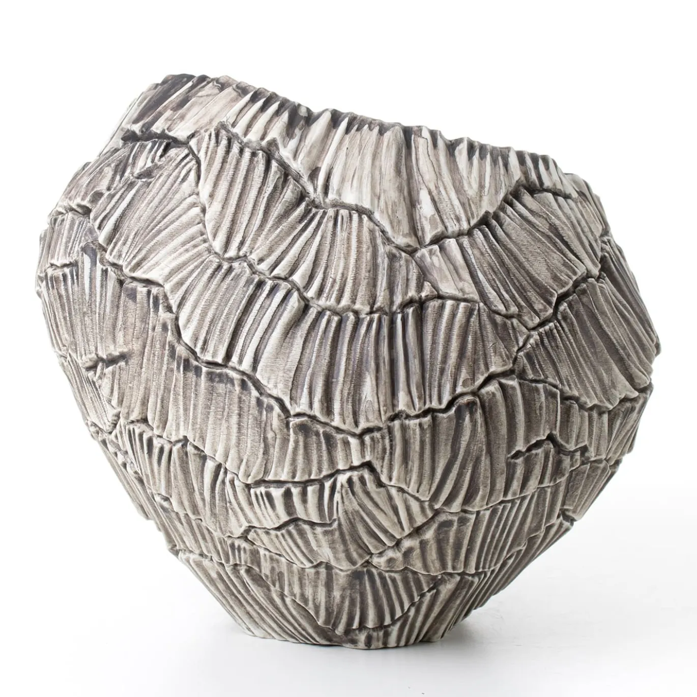 Vaso Ciotola Decorativa Zefiro Rock in Porcellana