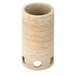 Vaso Colosseo in marmo Travertino corto satinato
