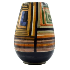 Vaso Concentric in ceramica a forma di tulipano