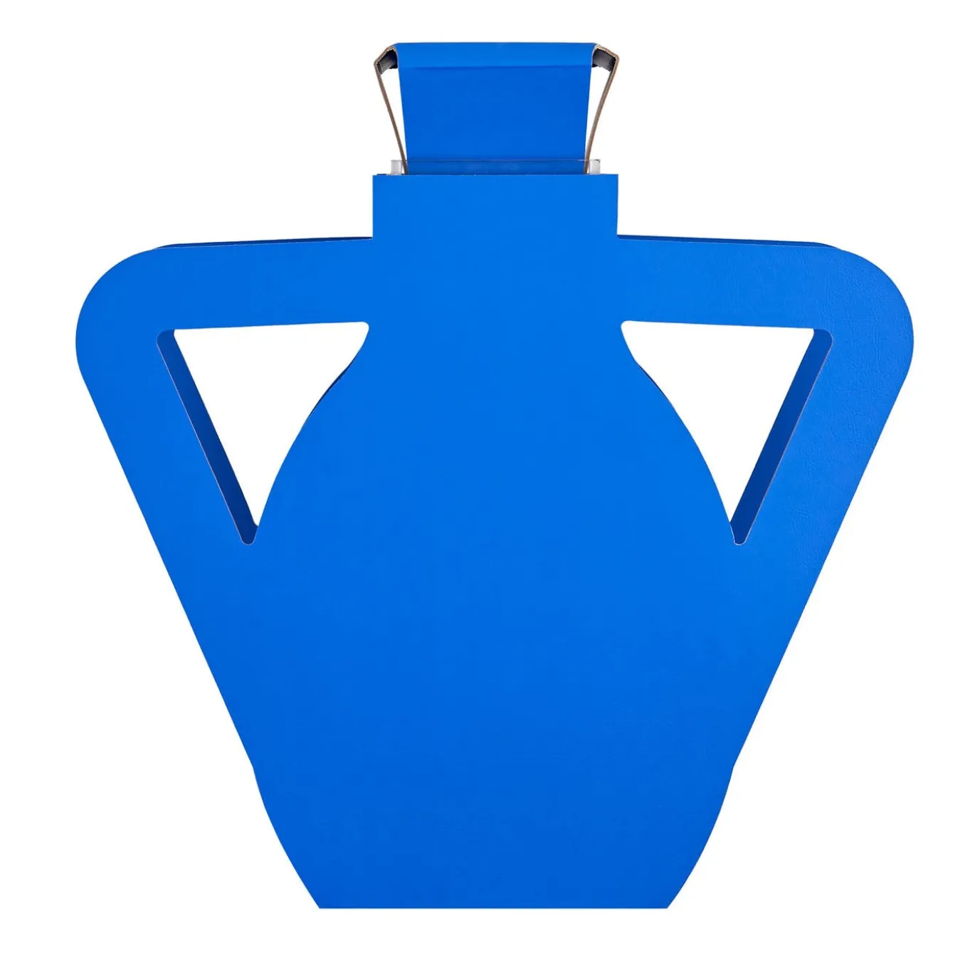Vaso con coperchio e manico angolare in pelle OTTO Majorelle Blue Edizione Limitata