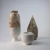 Vaso con coperchio Itineranti 10 in marmo