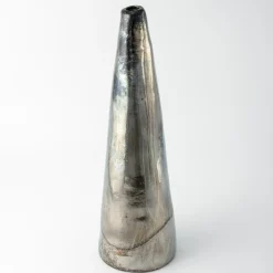 Vaso Conico in Ceramica Policroma Sole Notturno di Nino Basso #3