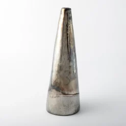 Vaso Conico in Ceramica Policroma Sole Notturno di Nino Basso #3