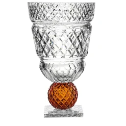 Vaso conico Katherine con sfera d'ambra
