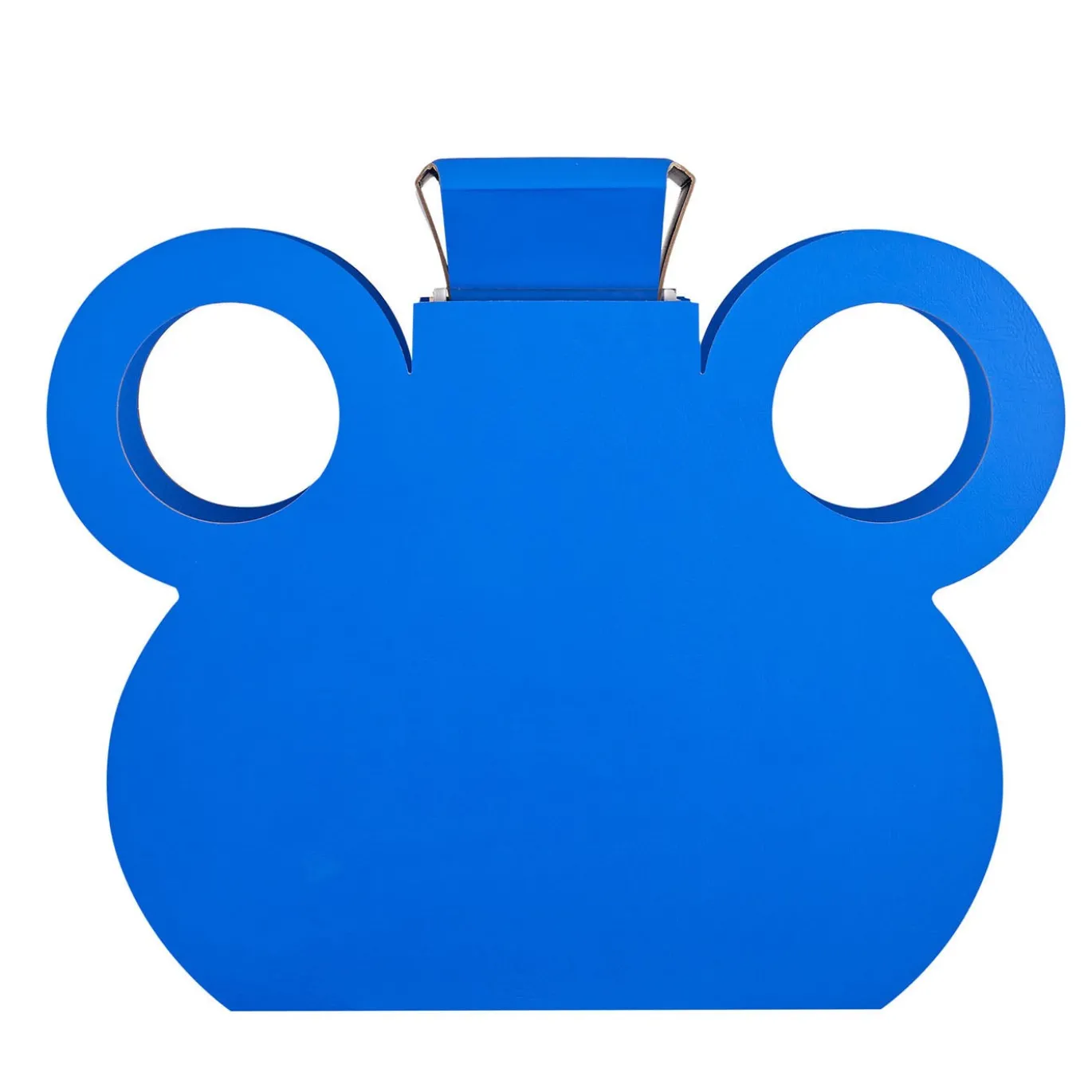Vaso con manico rotondo in pelle OTTO Majorelle Blue, edizione limitata, con coperchio