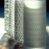 Vaso con motivo esagonale