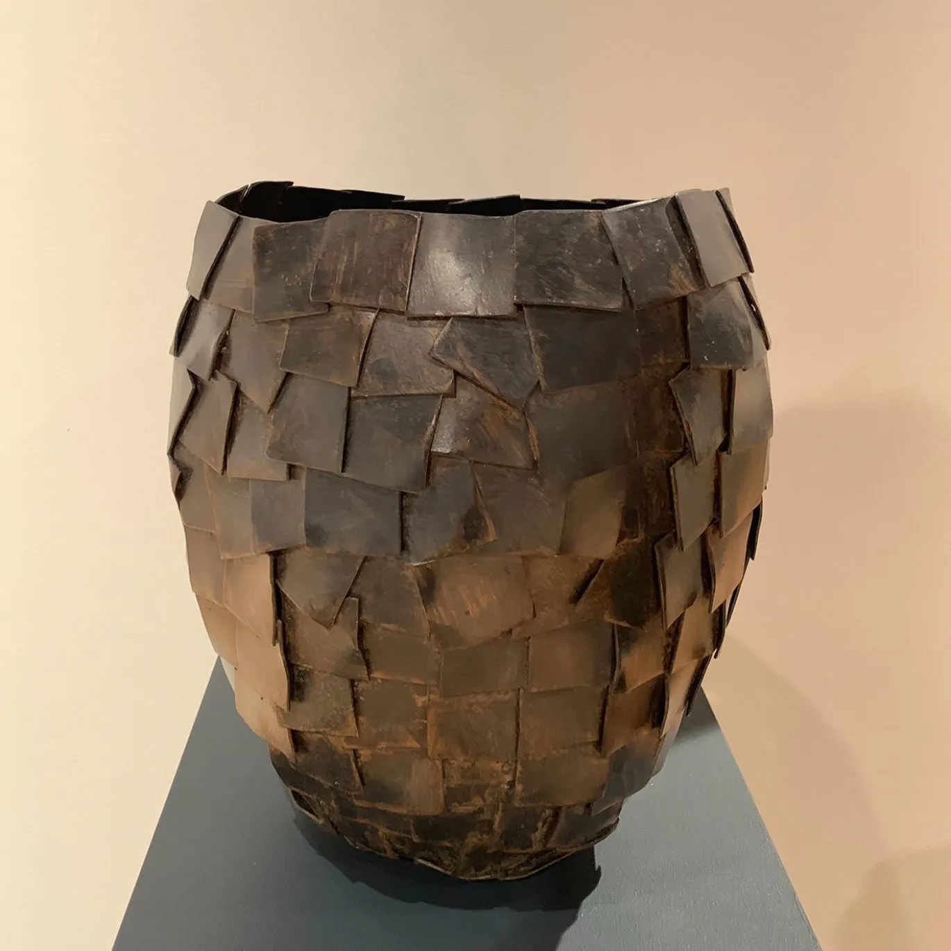 Vaso Cuoio in Ferro Nero #1