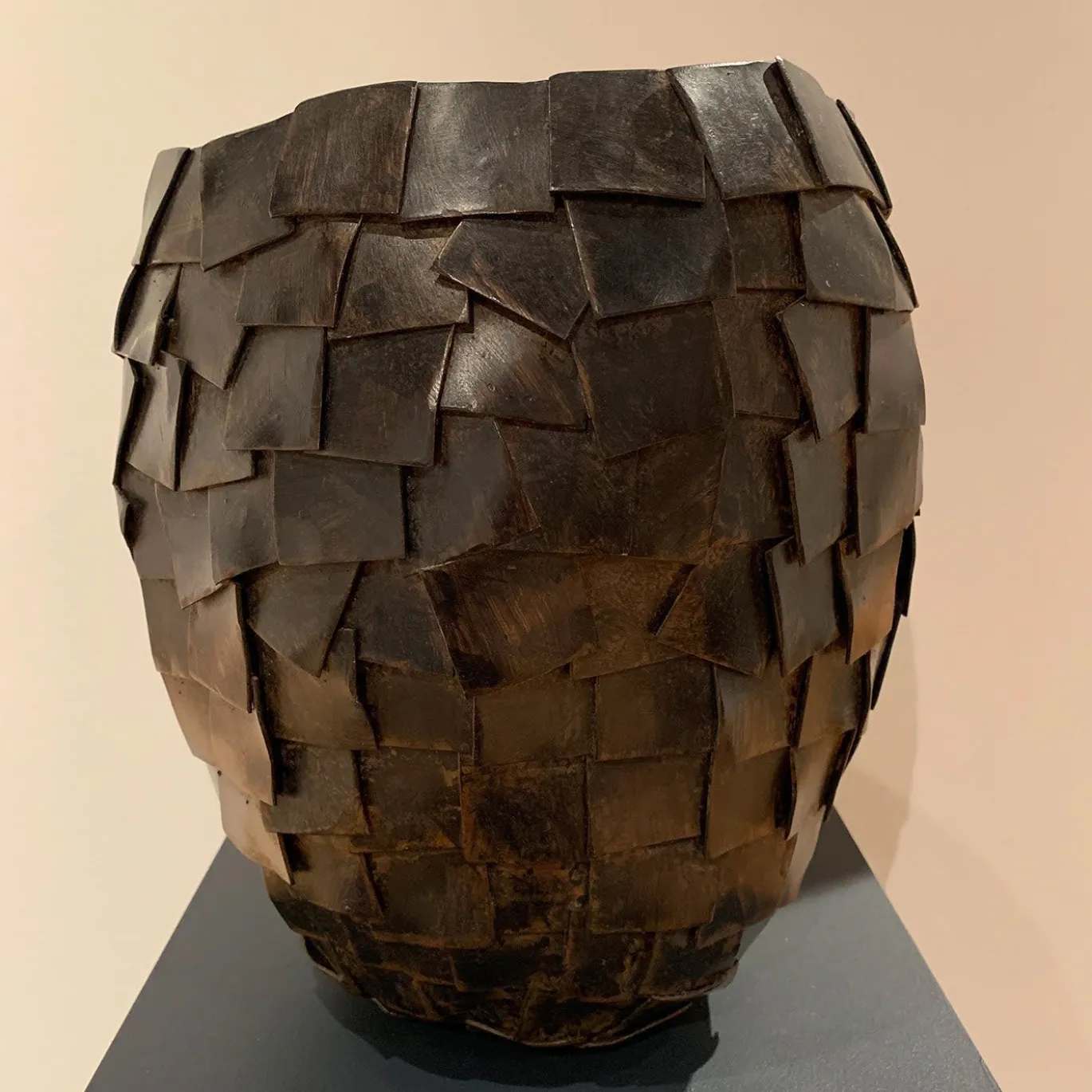 Vaso Cuoio in Ferro Nero #1