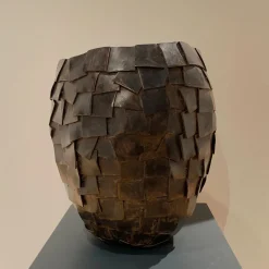 Vaso Cuoio in Ferro Nero #1