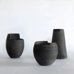 Vaso Cut Small Smoked Black