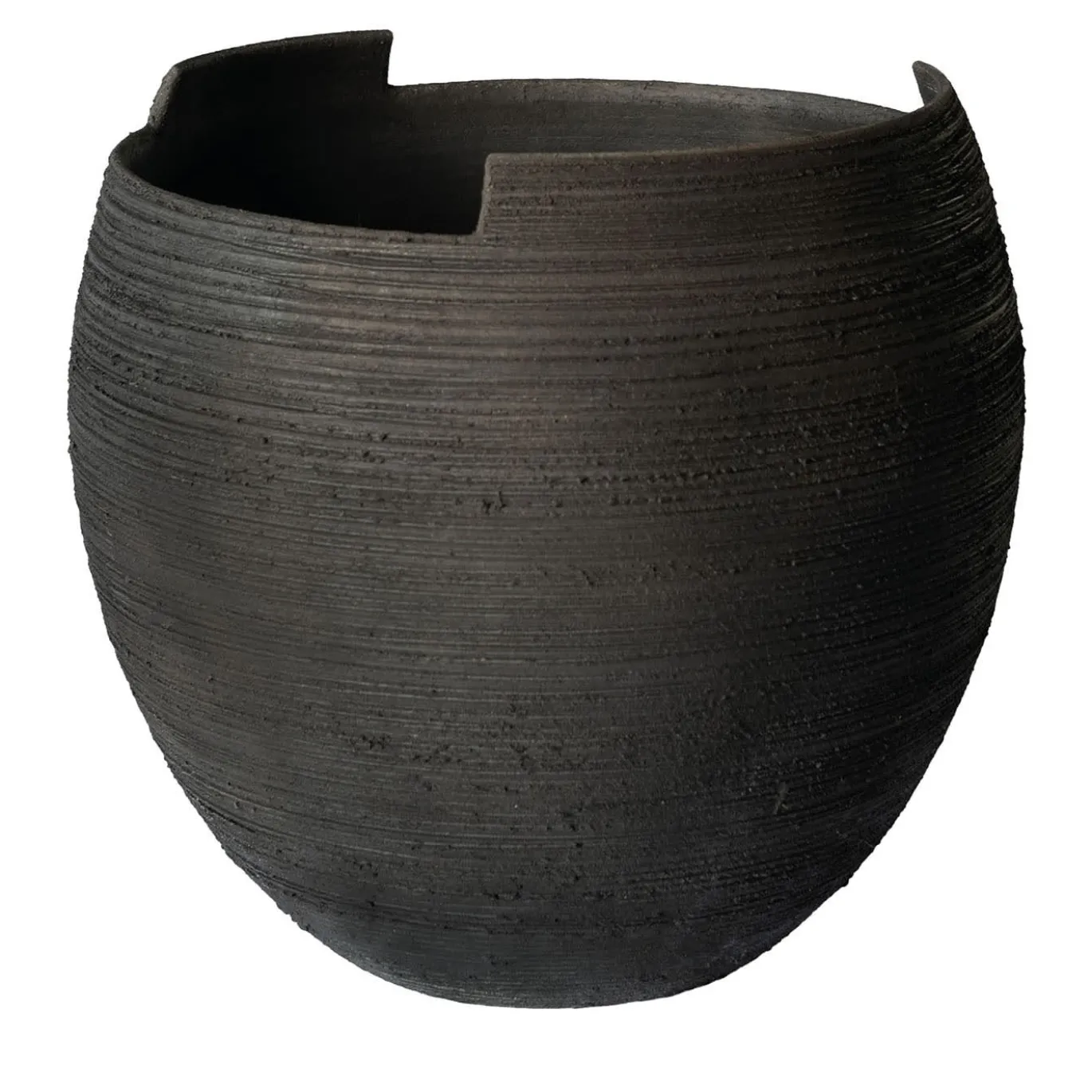 Vaso Cut Small Smoked Black