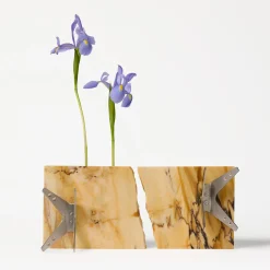 Vaso da fiore in marmo Giallo Siena di Parasite 2.0