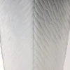 Vaso da fiore in vetro soffiato di Murano grigio