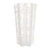 Vaso da fiori in vetro di Murano bianco opalino