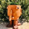 Vaso da fiori medio in terracotta Walking Head