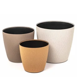 Vaso da fiori Silvy taupe
