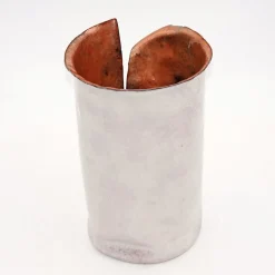 Vaso Decorativo Allegretto in Rame Bianco