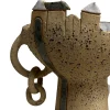 Vaso Decorativo Alzata Micromondo in ceramica beige