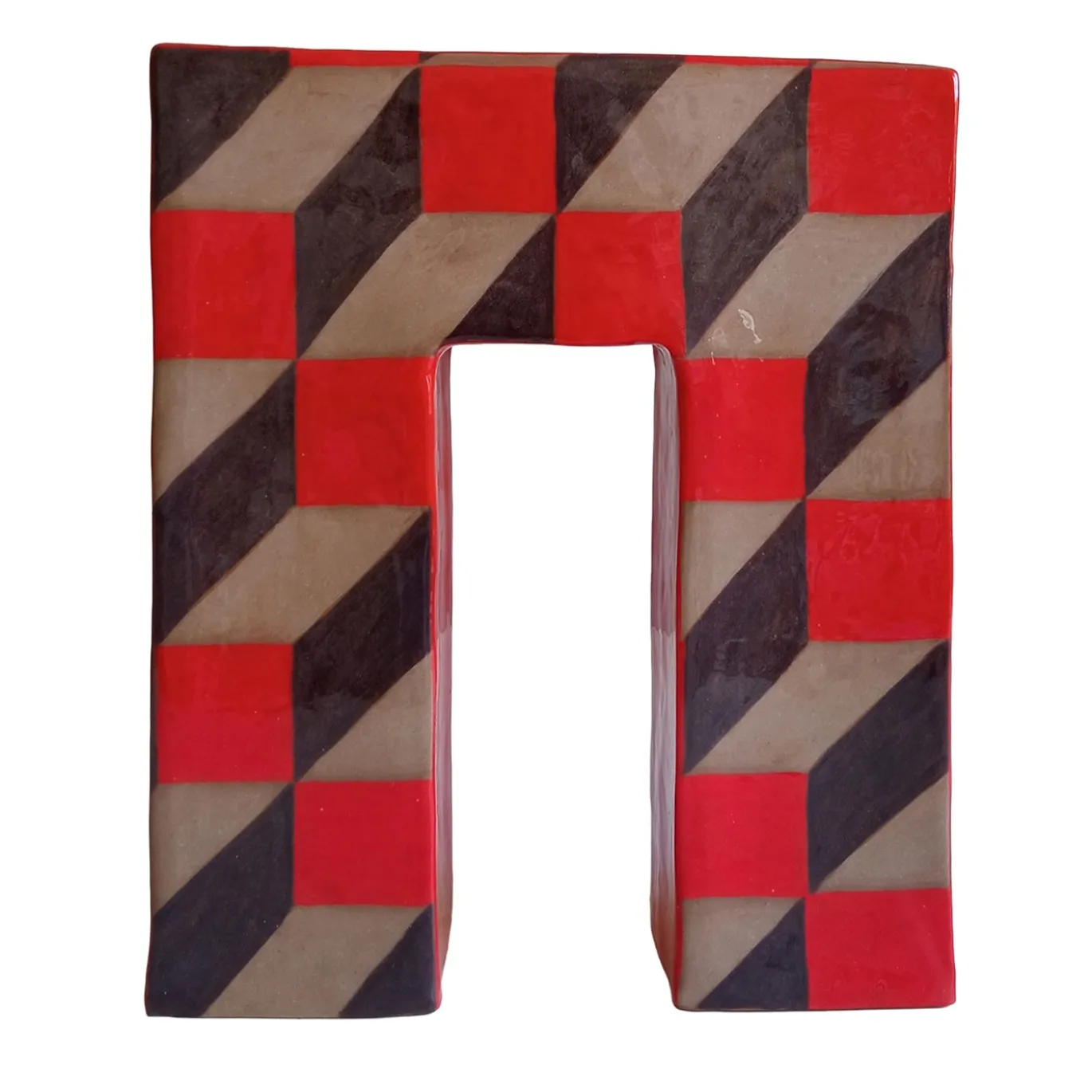 Vaso Decorativo Archi Terra Rossa