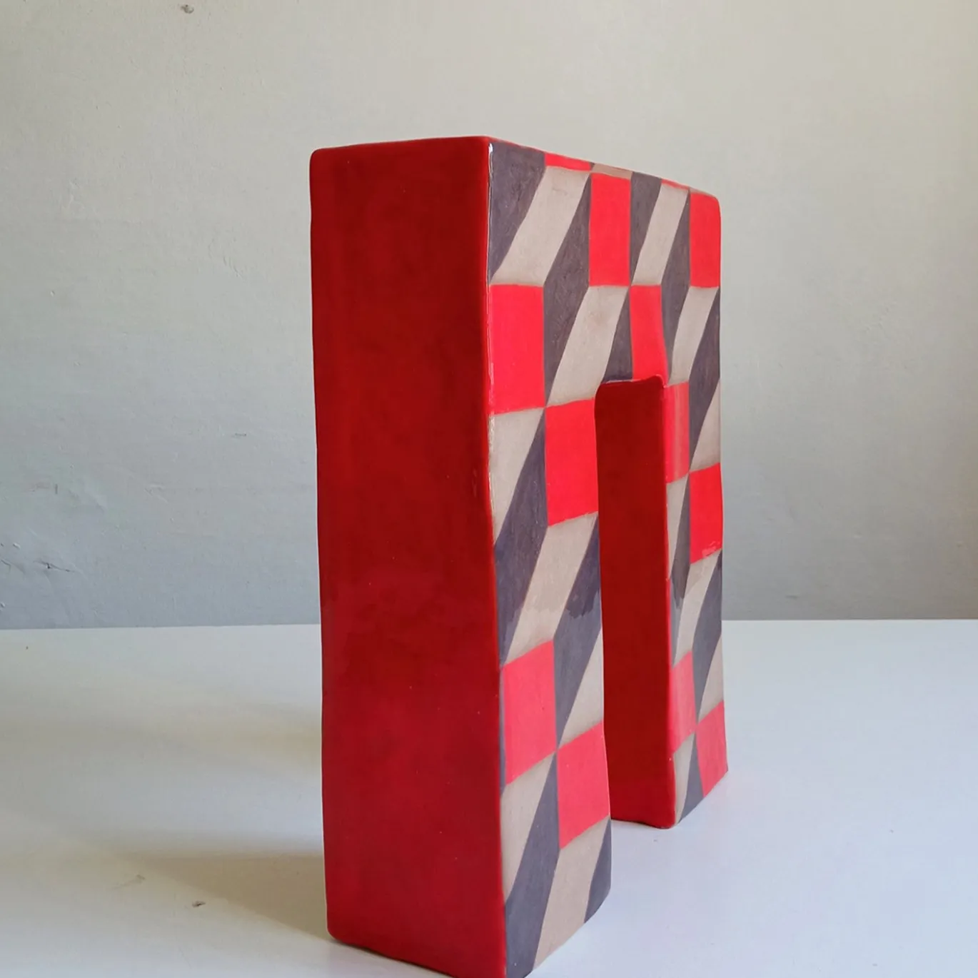 Vaso Decorativo Archi Terra Rossa