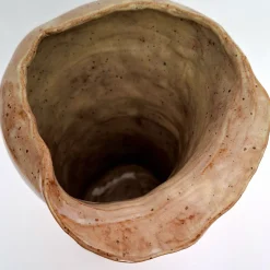 Vaso Decorativo Baobab 3 in Ceramica Crema
