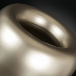 Vaso decorativo Bean Satin Beige #1