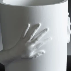 Vaso decorativo bianco Obice David's Hands