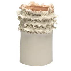 Vaso Decorativo Biscuit in Porcellana Rosa