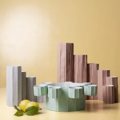 Vaso Decorativo Bruco Corteccia A12/Cipria
