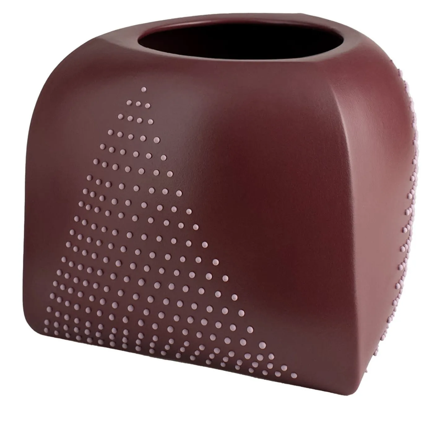 Vaso Decorativo Cacti In Ceramica Rossa - Elemento Inferiore