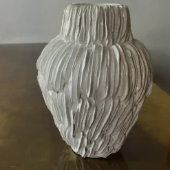 Vaso decorativo Carrube 3 Bianco