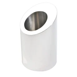 Vaso Decorativo Circolo in Acciaio Inox Lucido di Robert Evans