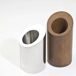 Vaso Decorativo Circolo in Acciaio Corten di Robert Evans