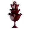 Vaso decorativo Corolla in argilla rossa di Dylan Tripp