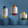 Vaso Decorativo Eden in Argilla Multicolore di Luca Baldelli