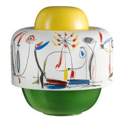 Vaso Decorativo Eden in Argilla Multicolore di Luca Baldelli
