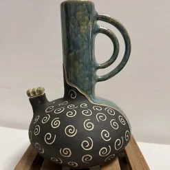Vaso Decorativo Eko Abitato Graffito in ceramica
