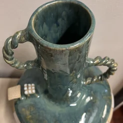 Vaso Decorativo Eko Abitato Intrecciato in ceramica