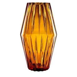 Vaso Decorativo Games In Cristallo Color Ambra