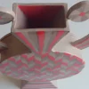 Vaso Decorativo Geometrico Etrusco Terra Rossa #2