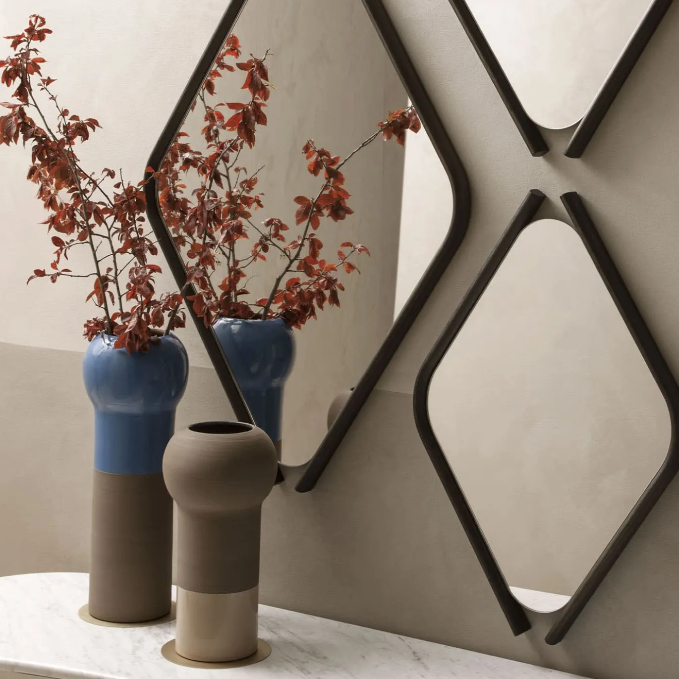 Vaso decorativo Ibisco Jardin Arctique blu