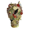 Vaso decorativo in ceramica verde tropicale Corinto