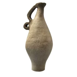 Vaso decorativo in gres grigio N.21