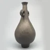 Vaso decorativo in gres nero N.22