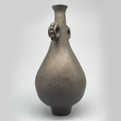 Vaso decorativo in gres nero N.22