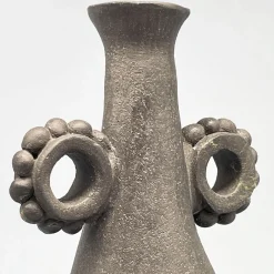 Vaso decorativo in gres nero N.22