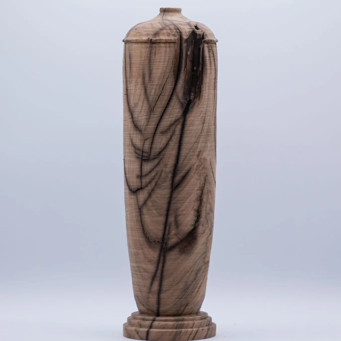 Vaso decorativo in legno