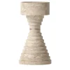 Vaso decorativo in marmo travertino Karen High